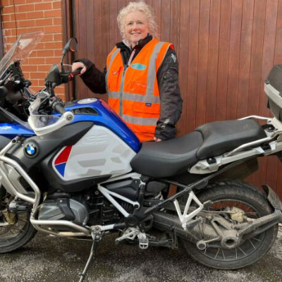 Alison Forsyth. Motorcycle Instructor.